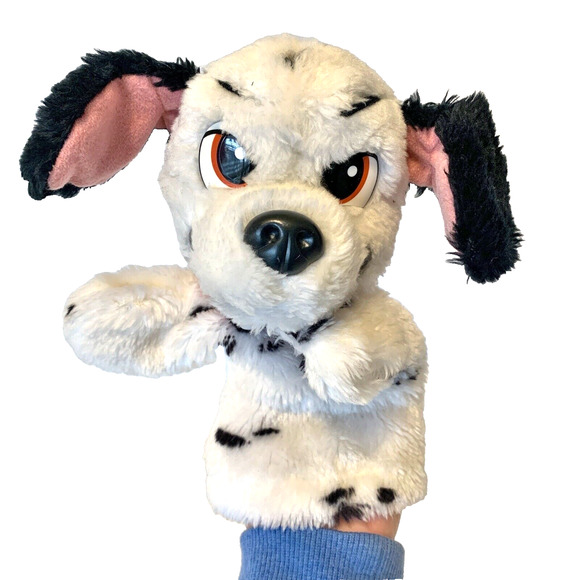 Vintage 101 Dalmatians Plush Hand Puppet Red Collar Mattel Disney 9” - Picture 1 of 7